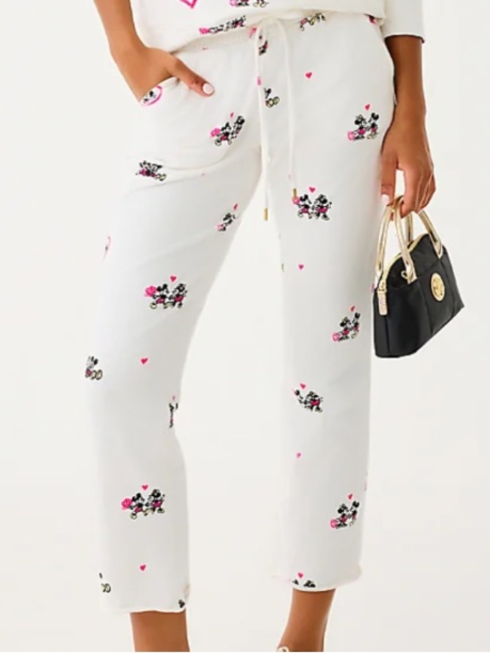 NWT Lilly/Disney Playa Crop Pant Sz S